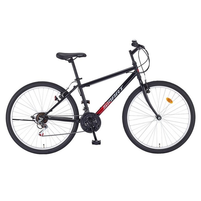 스마트 컴뱃 26 MTB 스틸 림 브레이크 15kg, 1개, 170cm, 블랙