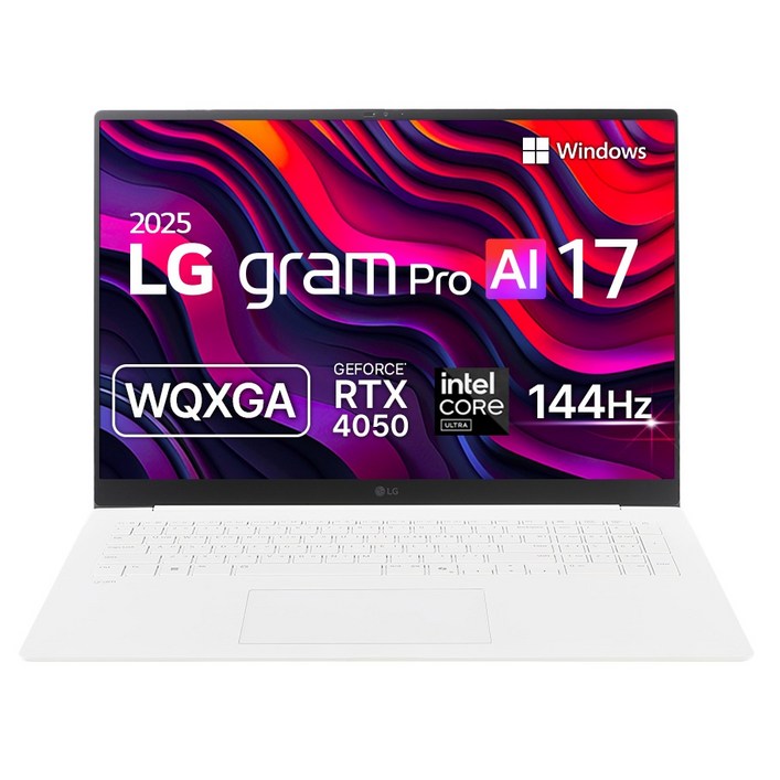 LG전자 2025 그램 Pro AI 17 WQXGA Ultra5 애로우레이크 RTX4050