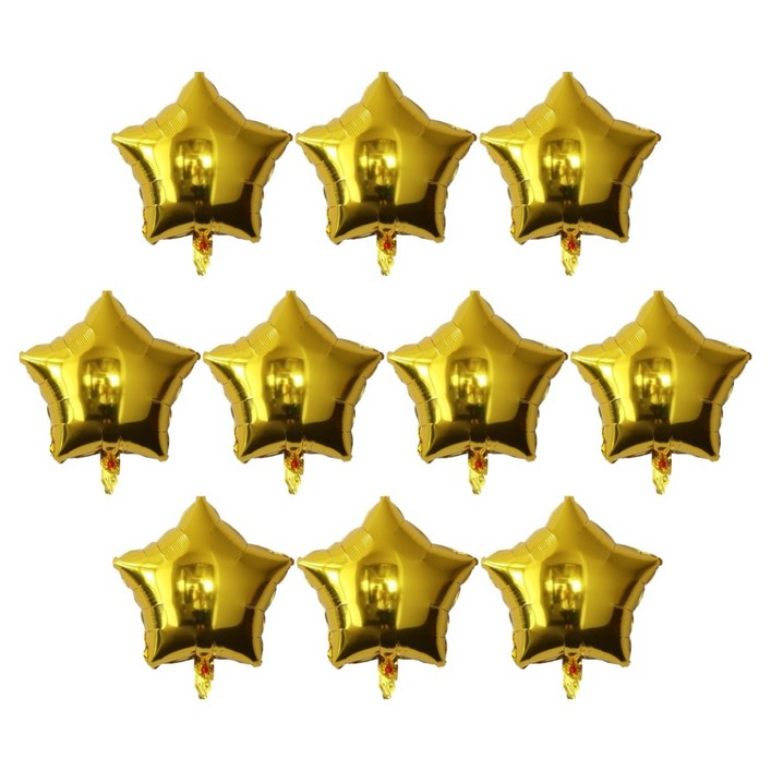 코히모 별모양 은박 파티 풍선 45cm 5W0398