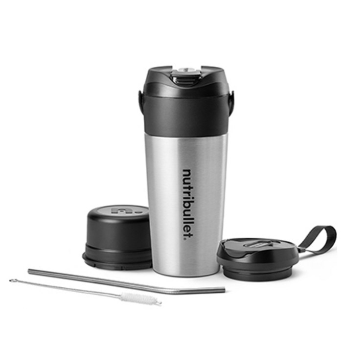 뉴트리불렛 플립 보냉 휴대용 텀블러 스텐 무선 믹서기, NBP016SS