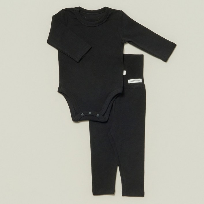 피카부 유아용 누보 바디수트 모노 상하의 세트