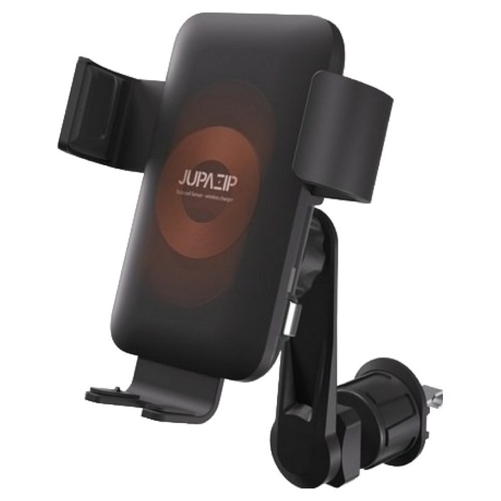 주파집 15W 오토 스캔 차량용 센서 무선 고속 충전 거치대 5세대 QC-6 PRO