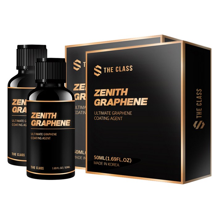 더클래스 제니스 그래핀 유리막 코팅제, 50ml, 2개 더클래스 제니스 그래핀 유리막 코팅제, 50ml, 2개