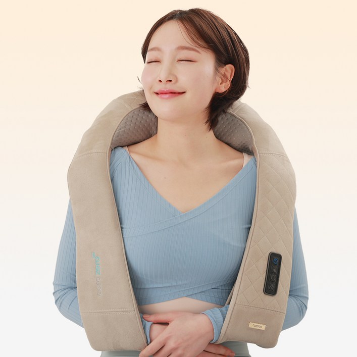휴플러스 3 in 1 무선 듀얼 태핑 목 어깨 안마기 Cordzero3300, Cordzero3300