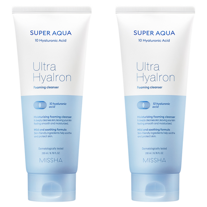 2입기획 미샤 수퍼 아쿠아 울트라 히알론 클렌징 폼