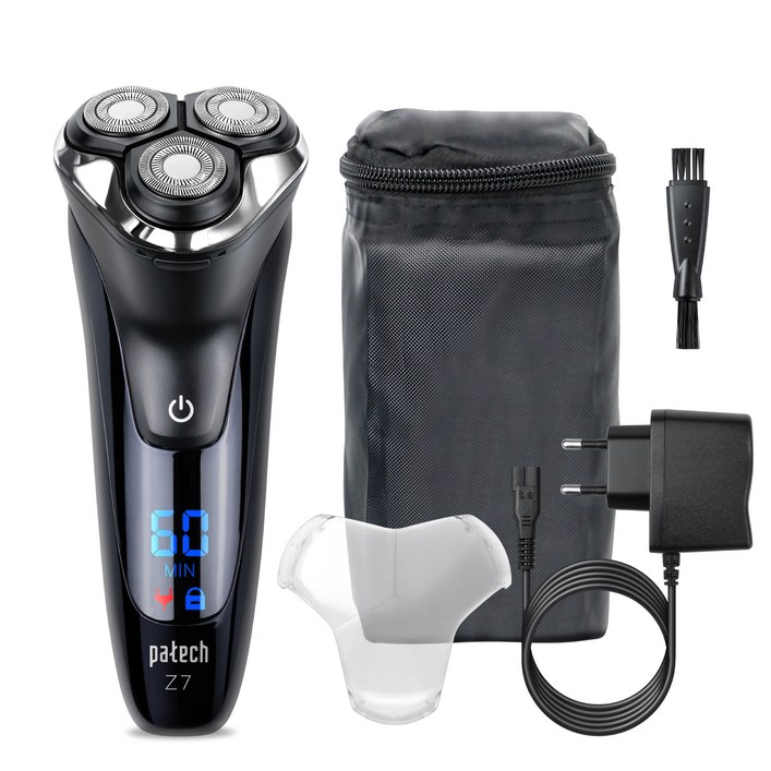 파테크 트리플헤드 전기면도기 Z7, PSZ730, 블랙
