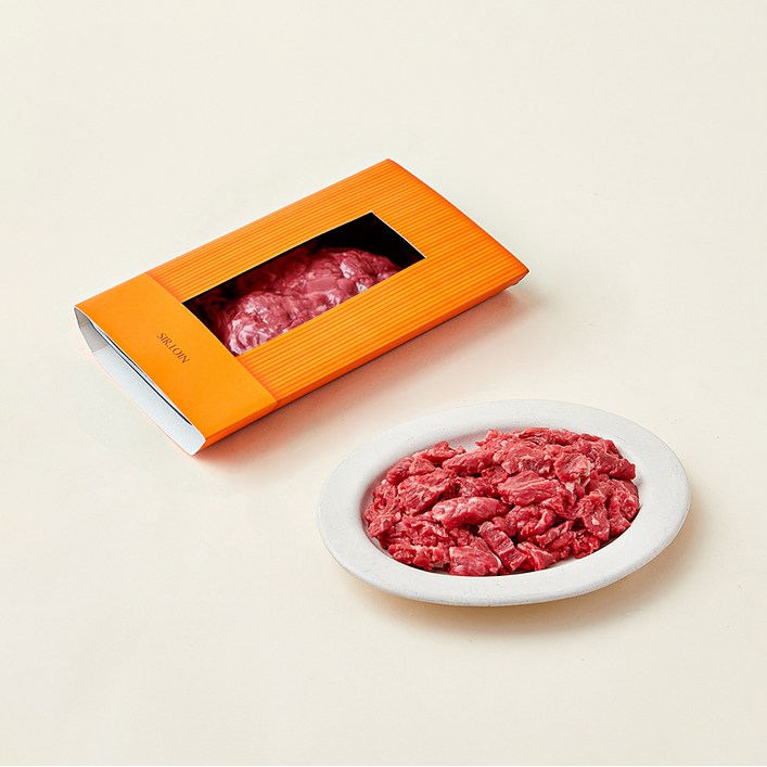 설로인 17 한우 국거리용 냉장, 300g, 1개