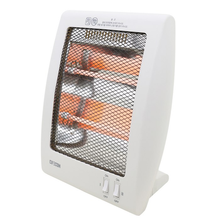 시프이컴 석영관 전기 히터 2단, CIFFH03W, 혼합색상