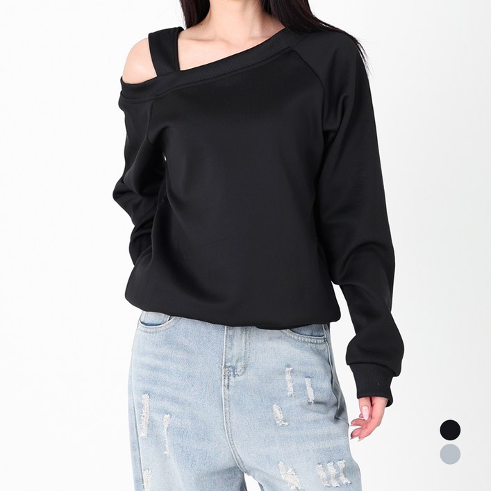 닷이프 여성용 헬리 맨투맨 T25FW1A2145