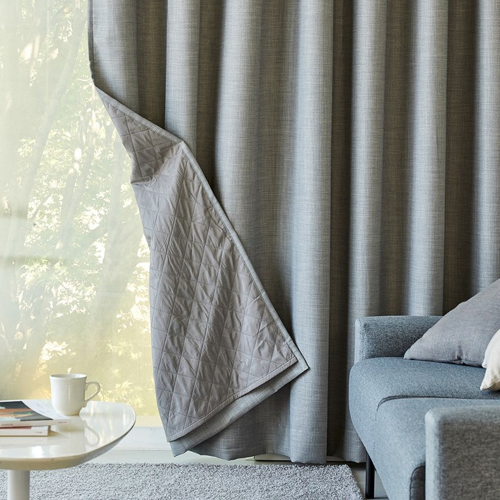 모던하우스 ON 린넨스타일 3중방한 3도씨커튼 1장 아일렛