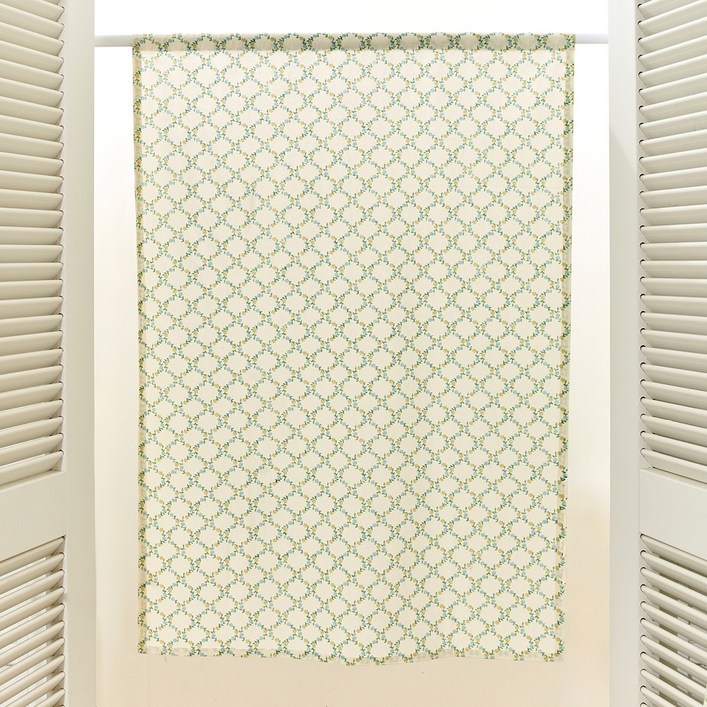 모던하우스 L 크로스 플라워 커튼