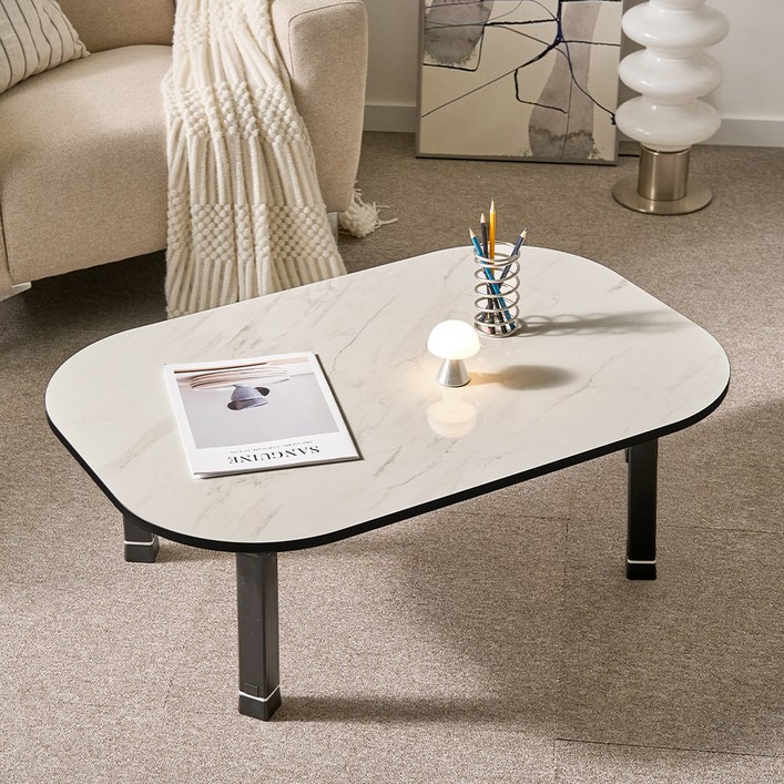 아이캔컴퍼니 국내산 E0 LPM 4단 높이조절 어반엣지 접이식 테이블 900