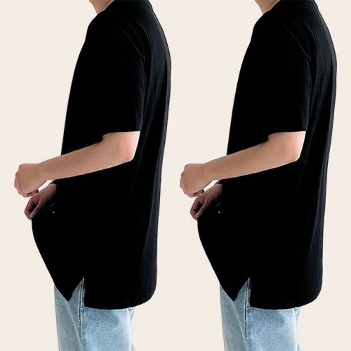 딥스토어 11 레이어드 반팔티 2장 세트