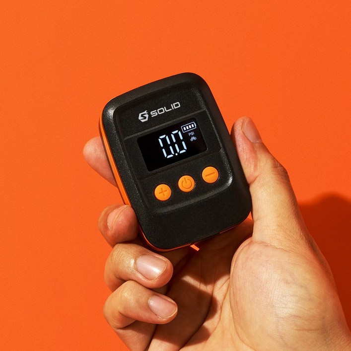 솔리드 공기주입기 바람 무선 전동 에어펌프 자전거 타이어 공기압 펌프 S-B04, 선택, 1개