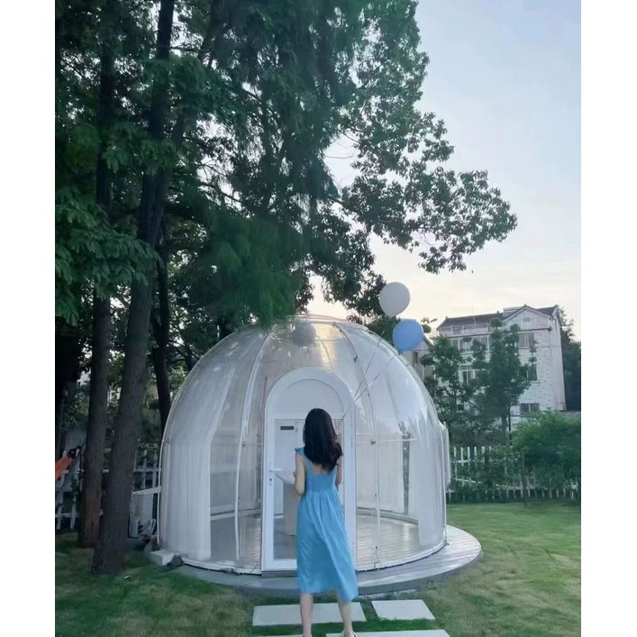 방갈로텐트 야외 돔 하우스 이글루 썬룸 투명 온실 2.5m, 신형 5세대 별하우스 3m