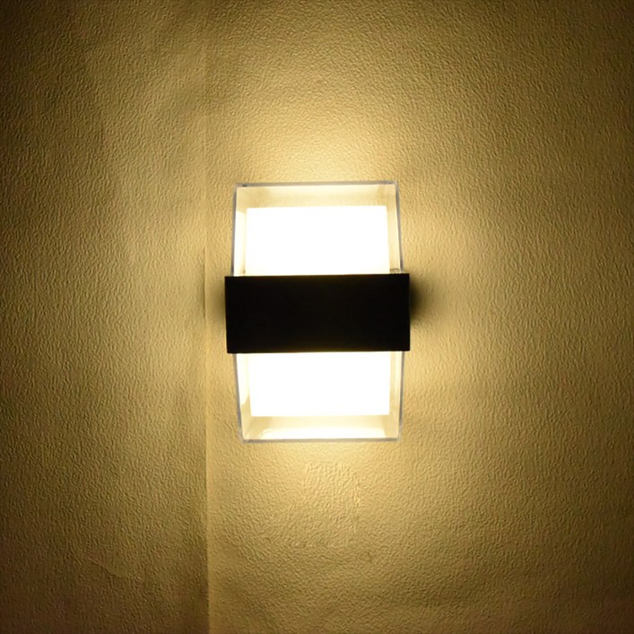 레미떼 방수 벽등 LED 벽조명원형사각형