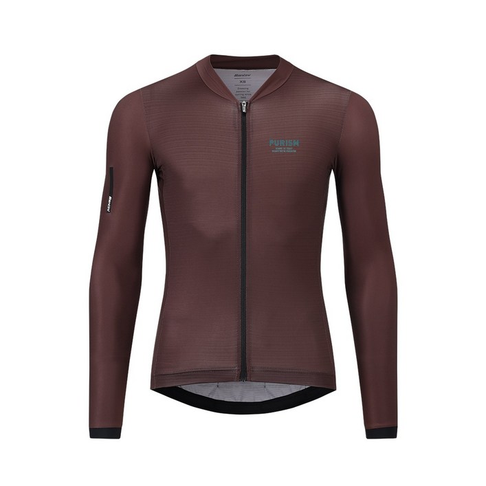 산티니 SS24 퓨어리즘 컴포트 남성 긴팔 져지 허클베리 클래식핏