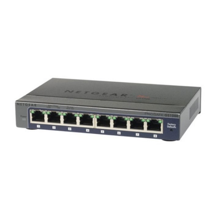 [NETGEAR] 넷기어 GS108E [스위칭허브/8포트/1000Mbps]