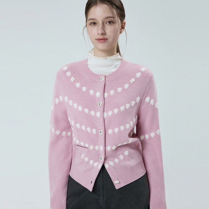 잇미샤 자가드 니트 가디건 ITPCD820 788969