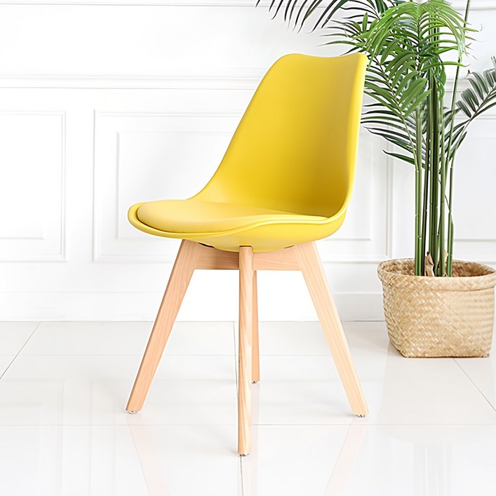 슐 인테리어 가죽 쿠션 원목 에펠체어 식탁 카페 의자 SL108