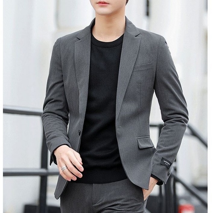 휠렉스 남성 캐주얼 원버튼 싱글 블레이져 정장 자켓 W4 휠렉스 남성 캐주얼 원버튼 싱글 블레이져 정장 자켓 W4