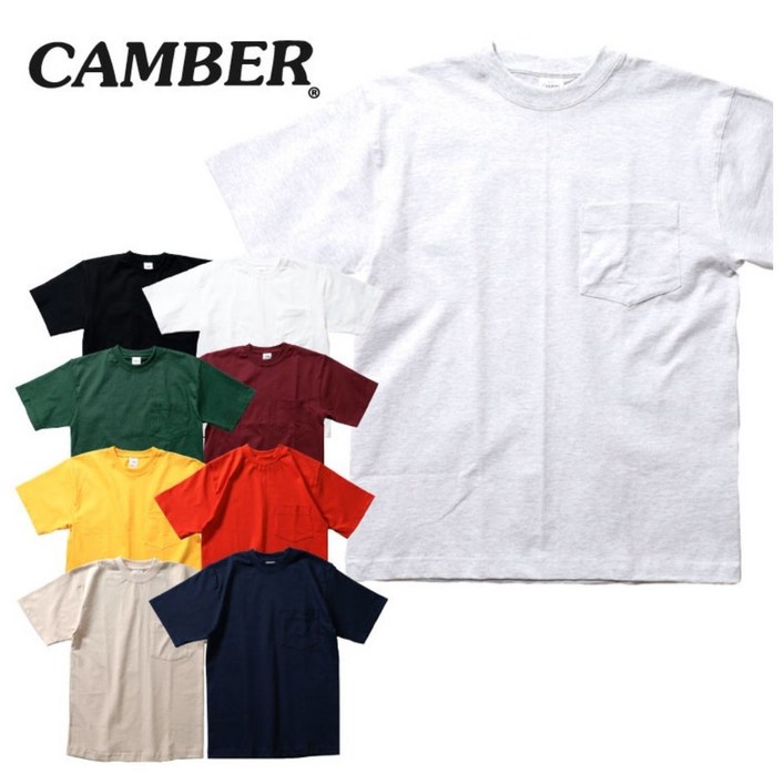 캠버 맥스웨이트 포켓 반팔티셔츠 CAMBER MAX WEIGHT 아메카지 스트릿 워크 헤비 코튼 캠버 맥스웨이트 포켓 반팔티셔츠 CAMBER MAX WEIGHT 아메카지 스트릿 워크 헤비 코튼