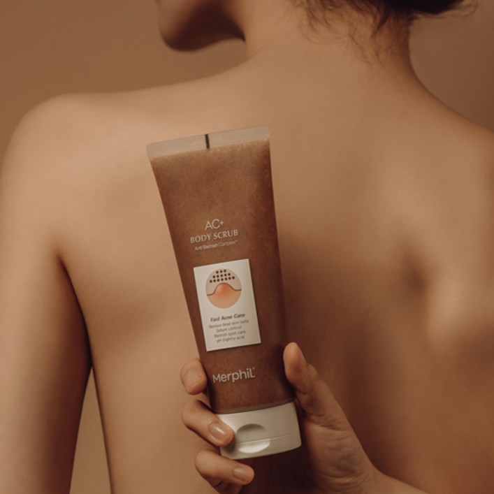 메르필 허가받은 등드름 개선  각질제거 AC바디스크럽, 200ml, 1개