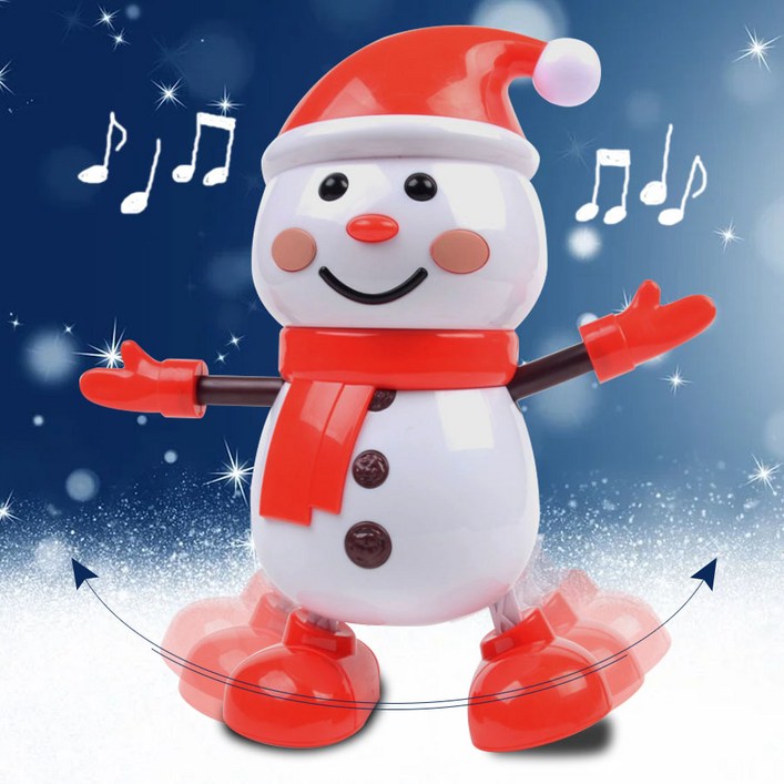 18000 LED 댄싱 스노우맨 1p 성탄절 장식 불빛 인형 눈사람 작동완구 크리스마스