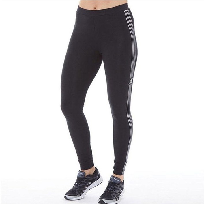 뉴발란스 여성 레깅스 몸매 보정 타이즈 기능성 요가복 옆라인 로고 필라테스 스포츠 레깅스