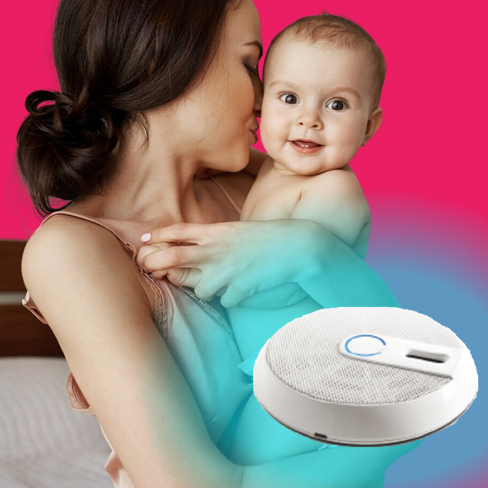 코앤쉴드 공기청정기 UVS 필터없는 무해성 공기살균기 미니 소형 실내 비염 신생아 아기방, 화이트