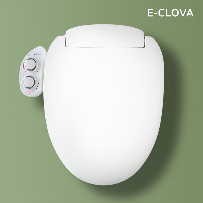 이크로바 기계식비데 무전원 냉온수겸용 시트일체형 수동비데 HB2000, 고객직접설치, HB2000기본