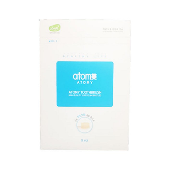애터미 칫솔1팩8개입, 1개, 8개입