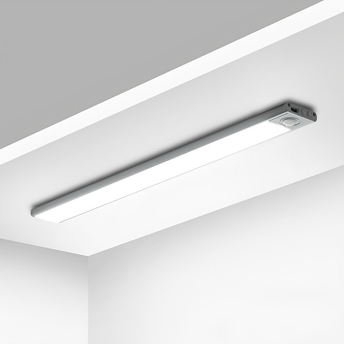 21세기트랜드 3컬러 C타입 USB 충전식 무선 센서 라이트 40cm, 실버, 1개 21세기트랜드 3컬러 C타입 USB 충전식 무선 센서 라이트 40cm, 실버, 1개