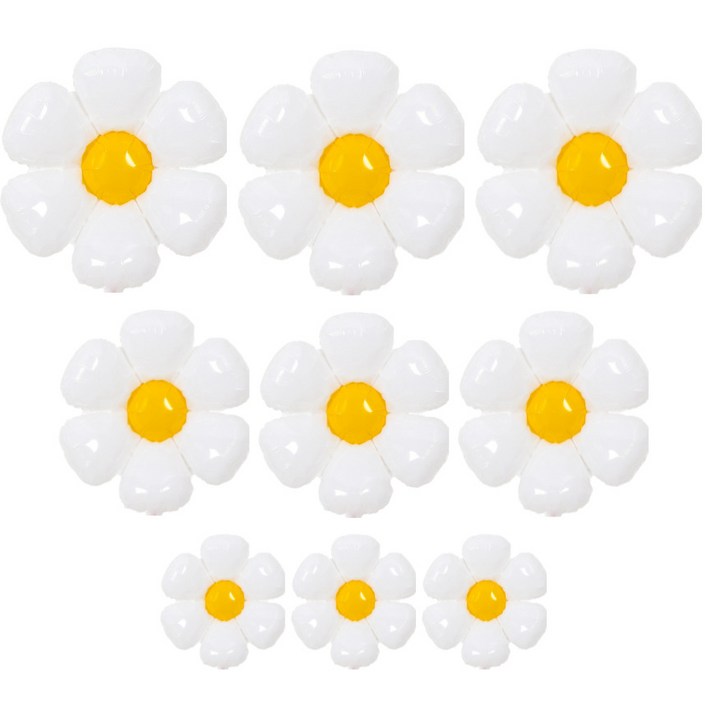 데이지 풍선 9개 세트 대,중,소