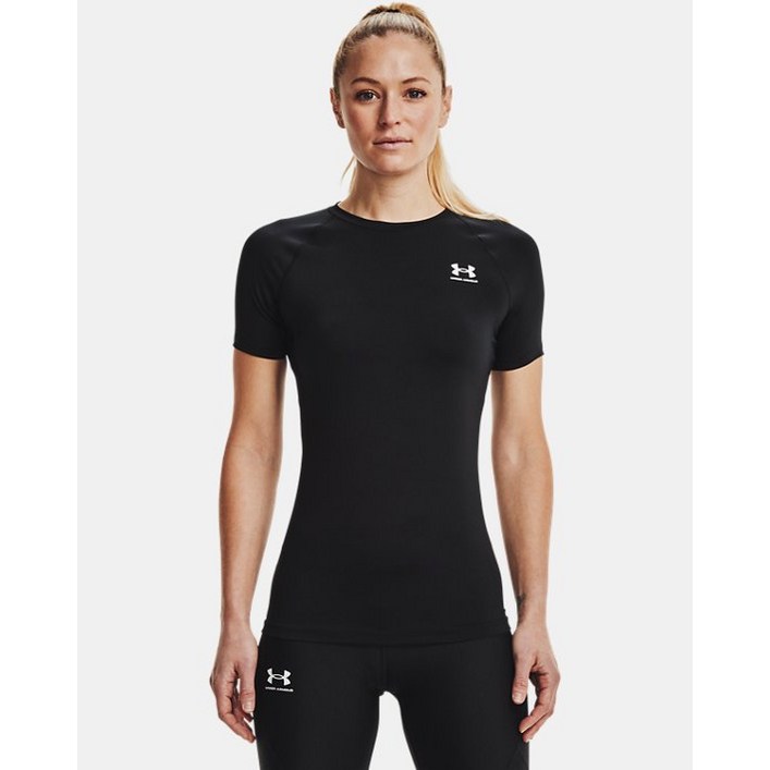 언더아머 본사Womens HeatGear Compression Short Sleeve1365460001