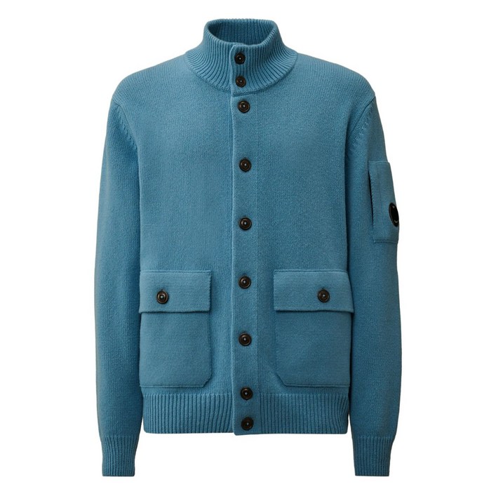 C.P.컴퍼니 렌즈 디테일 버튼 가디건