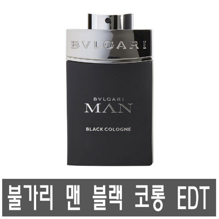 불가리 맨 블랙 코롱 EDT 100ml, 실속형, 무지박스, 본품일체형