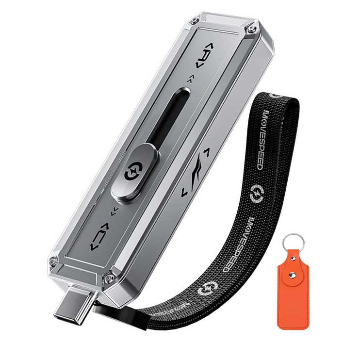 MOVESPEED SP20 2100MB/s 초고속 USB 3.2 Gen2 외장 SSD 휴대용 저장장치 스마트폰 노트북 PC 호환 백업 파일이동 최적, 은색, 256GB