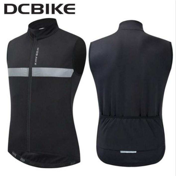 [WOSAWE] BL241 겨울용 방풍 베스트 조끼 - 방한 방수 겨울 등산 러닝 자전거 조끼