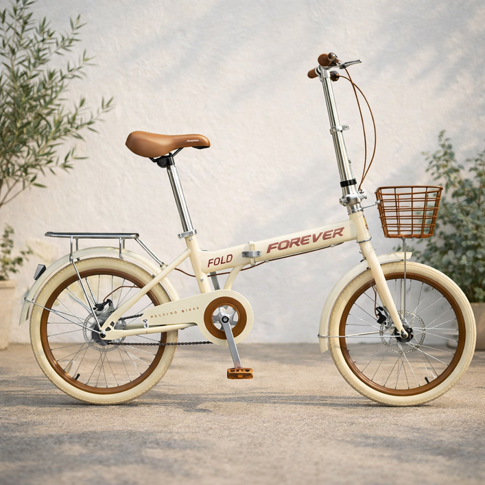 미니포 가벼운 접이식 자전거 완조립 휴대용 초경량 16 20 인치 미니벨로