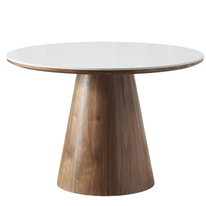 트리몬 TM03 포세린 오크 월넛 원형 750 850 1000 1100 1200 세라믹식탁, 월넛(진한색), 2인용