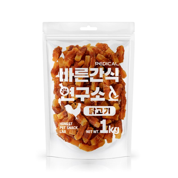 바른간식연구소 닭가슴살과고구마 1kg 대용량간식, 1개, 닭가슴살과고구마