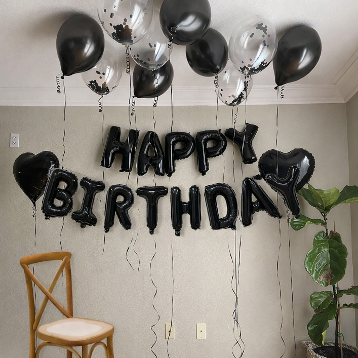 루이쉘 해피벌스데이 파티 이벤트 풍선세트+손펌프