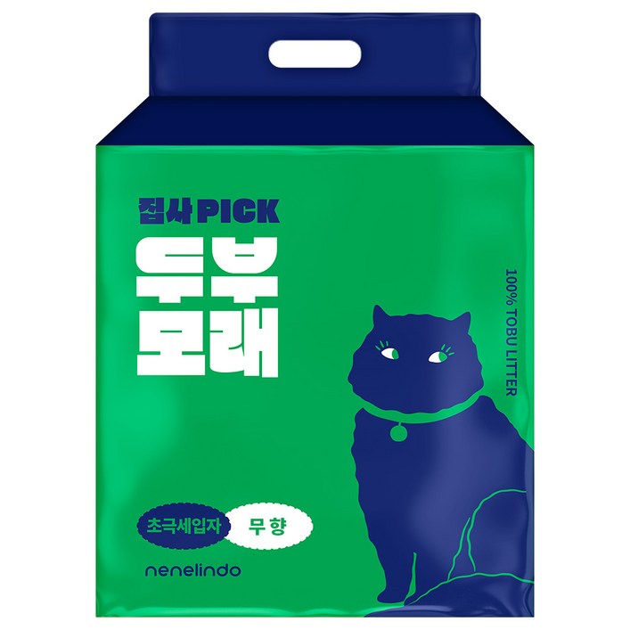 네네린도 집사픽 고양이 두부모래 2.5kg x 6팩