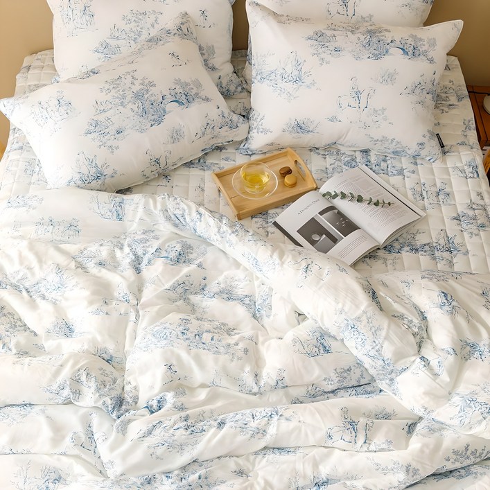 국산 리빙캐슬 우아한 모달 차렵이불