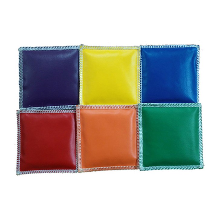 다우리스포츠 빈백 레인보우 6개1세트 다양한 놀이,교구로 활용