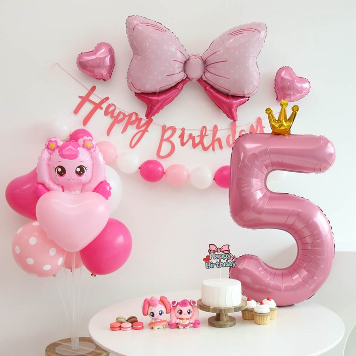 이벤트홀릭캐치티니핑 하츄핑 풍선 생일파티세트