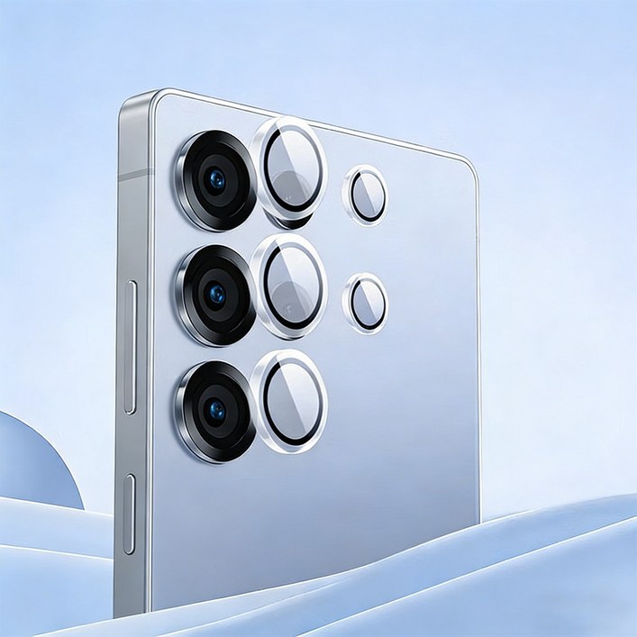 모더나이스 아이폰갤럭시 AR 빛번짐 방지 투명 카메라 렌즈 강화유리 보호필름   고스트 방지