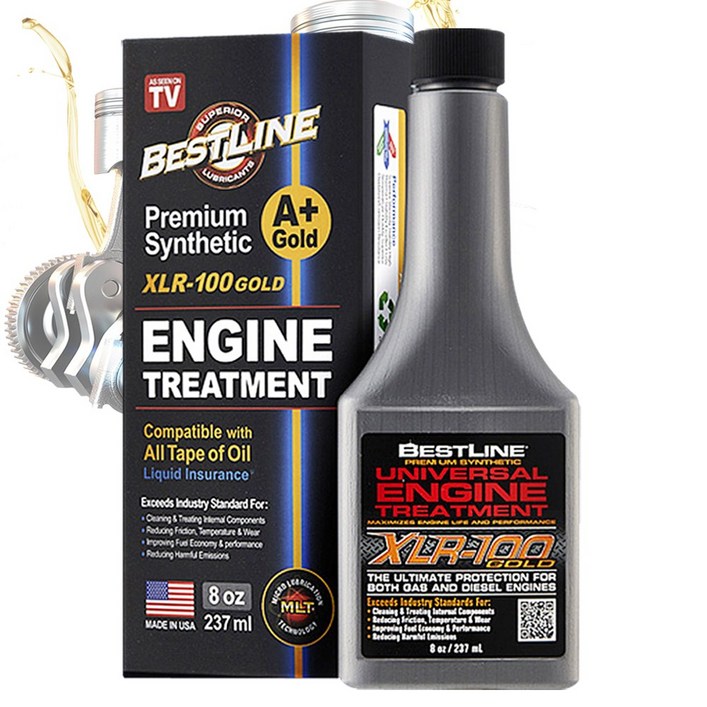 [ 순수한 하이드로 베이스오일 단품구성] 연비 출력 소음 내부기능 도움 엔진코팅제 가솔린 디젤 베스트라인 엔진 첨가제 코팅제, 공용, 1개