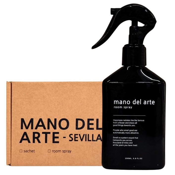 마노델아르떼 섬유향수 탈취제 호텔 룸스프레이 방향제, 롬브르단로, 1개, 200ml